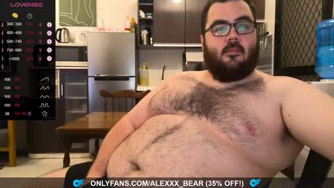 alexxxbear online show from November 25, 9:39 pm