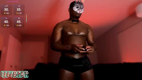 IzzyBear online show from October 31, 5:31 am