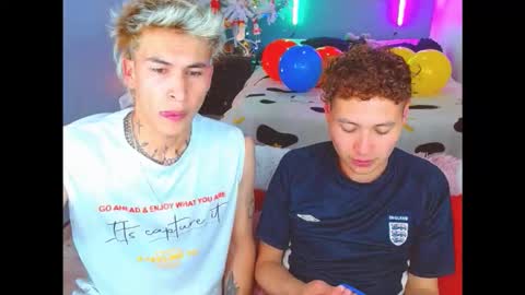 SANTI  AND JORDAN online show from November 12, 5:19 pm