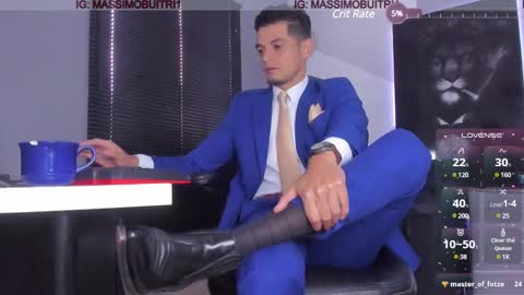 I am Massimo online show from February 21, 2:38 pm