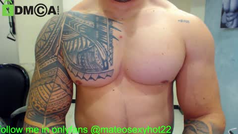 Snapshot of mateosexyhot22 chatting on December 24, 1:50 pm Mateo online show from December 24, 1:50 pm