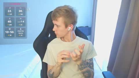 Max Gen with tats 24years  And Ethan without tats 20 years online show from March 3, 11:27 am