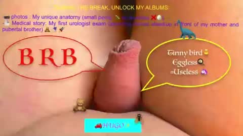 tinypenis online show from August 4, 11:09 pm