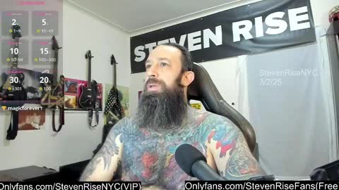 StevenRiseNYC online show from March 2, 1:09 pm