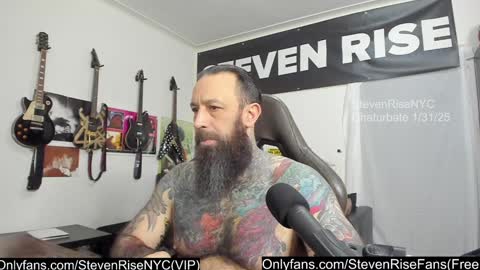 StevenRiseNYC online show from January 31, 1:23 pm