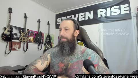 StevenRiseNYC online show from February 21, 2:59 pm