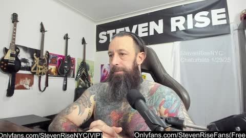 StevenRiseNYC online show from January 30, 4:24 pm