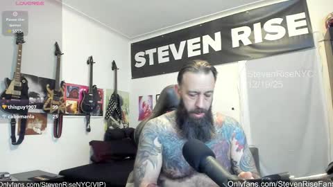 StevenRiseNYC online show from December 20, 2:35 pm