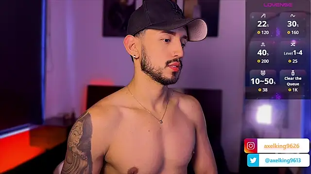 AxelKing1326 online show from April 9, 9:10 pm