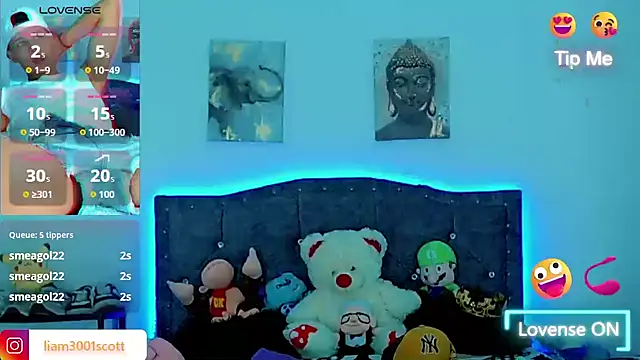 Liamscott  online show from November 30, 9:50 pm