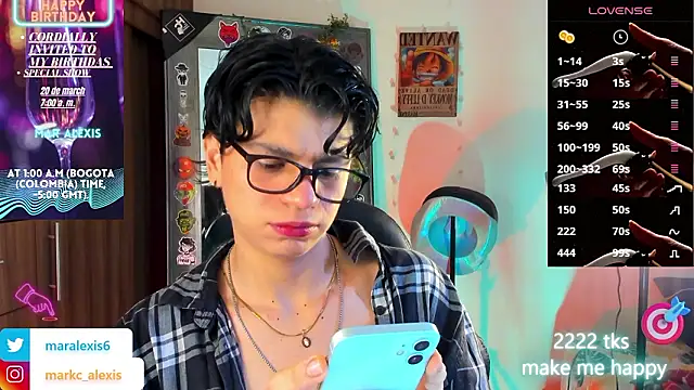 marckalexis online show from March 10, 6:47 pm