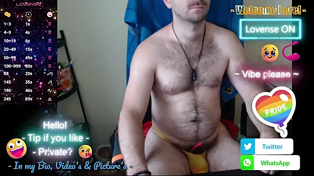 RealManHaveHairy online show from November 27, 10:30 am