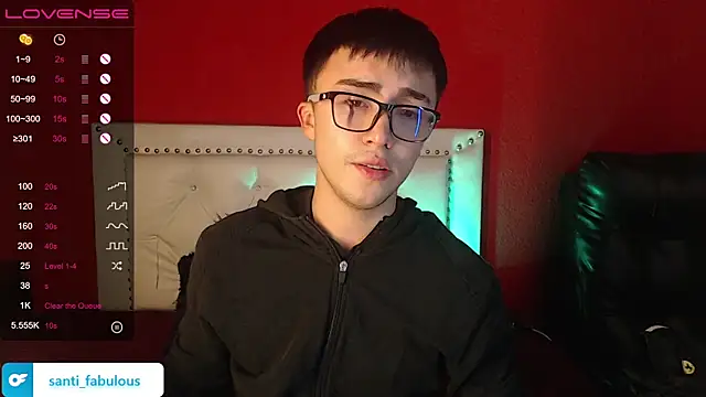 santi-fabulous online show from January 23, 2:55 am