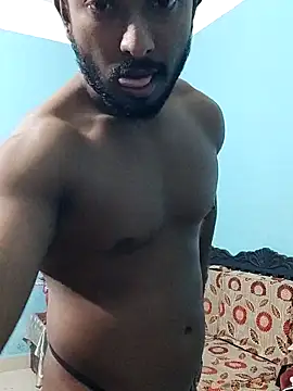 HunkyAriyan online show from February 7, 1:01 pm