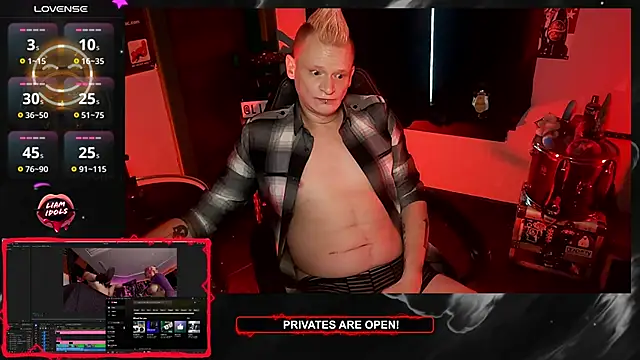 LiamIdols online show from January 23, 3:22 pm