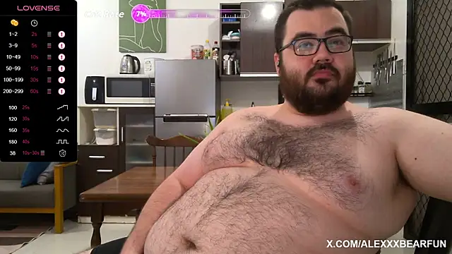 alexxxbear online show from October 1, 5:50 pm