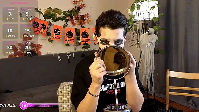 Snapshot of nudetension1 chatting on October 31, 9:45 am nudetension1 online show from October 31, 9:45 am