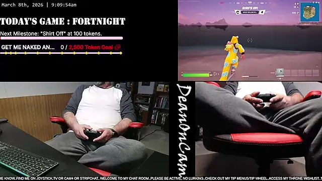 DeanonCam online show from March 8, 2:10 pm