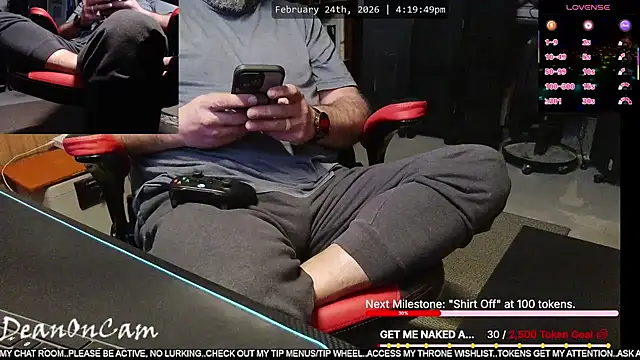 DeanonCam online show from February 24, 10:21 pm