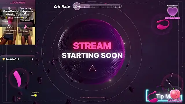 DaDarkLord online show from July 19, 6:25 pm