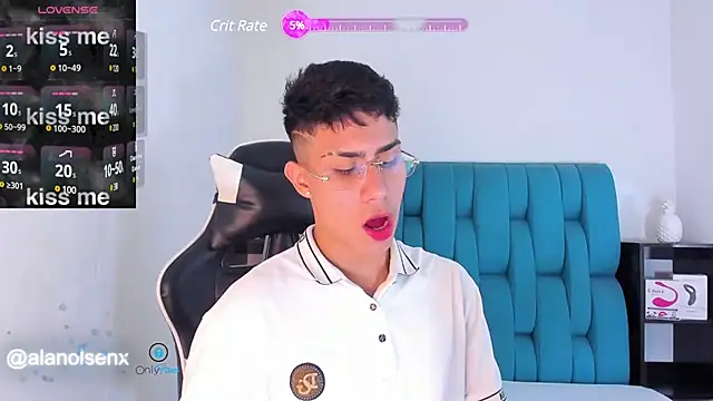 AlanNaughty online show from March 8, 8:13 pm