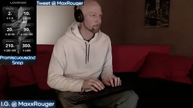 MaxRouger online show from December 8, 6:50 pm